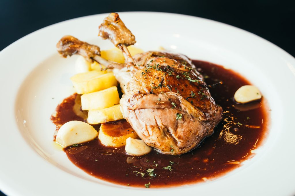 Cuisse de lapin marinée au citron et miel