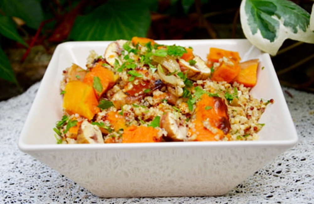 Salade gourmande de quinoa au potimarron