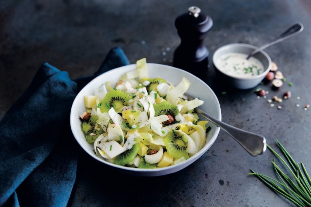 Salades d’endives aux kiwis