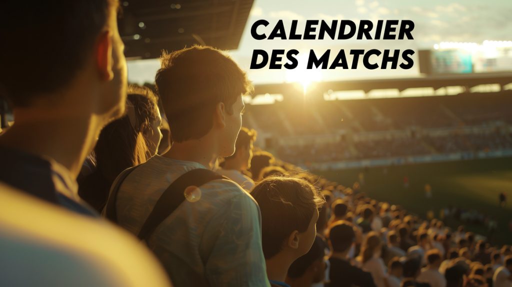Le calendrier des matchs